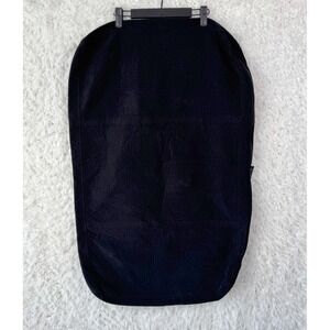 Lovesac Sactionals Cover Black Padded‎ Velvet Suede Replacement 36X21X3